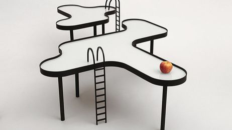 These Swimming Pool-Shaped Tables Are Delightful