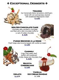 Try One of Our Exceptional Desserts!