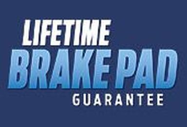 lifetime brake pad guarantee.