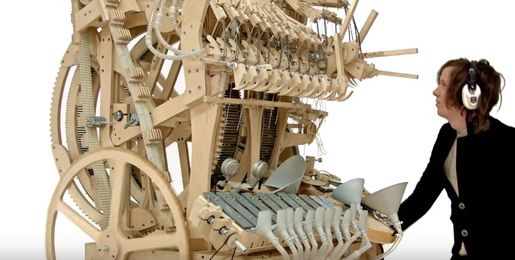 Watch This Homemade Machine Create Music With 2,000 Marbles