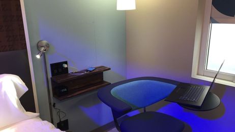 New hotel rooms may not have a closet or desk 