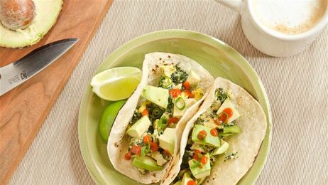 Beat the breakfast blues with these quick and healthy breakfast tacos