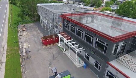 Augmenting Drone Videos could Facilitate Construction Monitoring