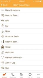 KidsDoc app is a useful resource you can recommend to parents with some caveats