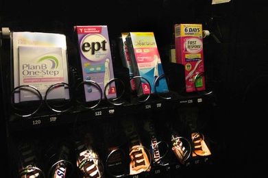 Hey, why isn't birth control sold in vending machines?