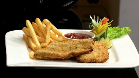 How to Make Crumb Fried Fish & Chips with Philips Airfryer by VahChef