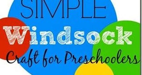 Simple Windsock Spring Craft for Kids