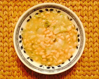Easy White Bean Soup with Sage