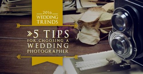 5 Tips for Choosing a Wedding Photographer