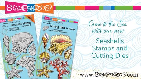 Seashells Stamps and Cutting Dies