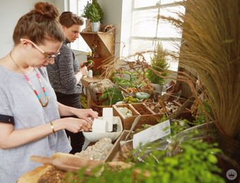 A magical modern fairy house workshop
