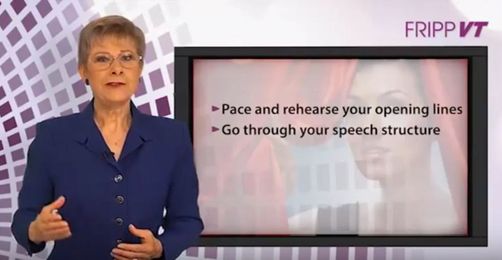 What Do You Do Just before Your Presentation?