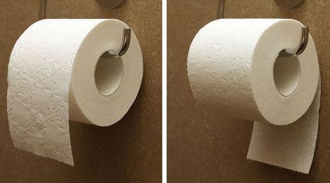The Way You Hang Your Roll Of Toilet Paper Says A Lot About You