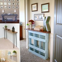 10 Chic Console Tables Your Can Build Yourself