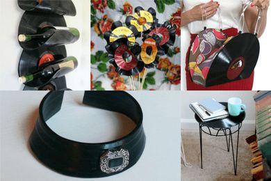 15+ Ways to Repurpose Vinyl Records