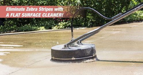 Eliminate Zebra Stripes with a Flat Surface Cleaner