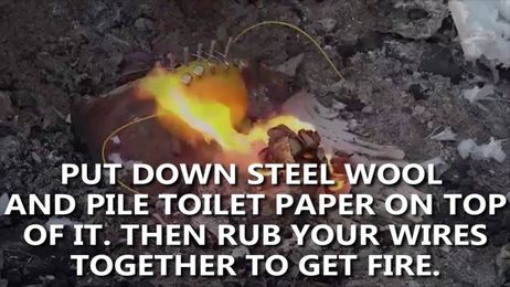 3 ways to start your camp fire without using a flame