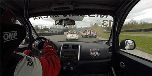 This Is How You Handle a Race Track Pile-Up