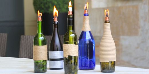 Recycle and Restyle: Tiki Torch How-To