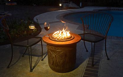 DIY: Make a portable propane fire pit out of a flower pot