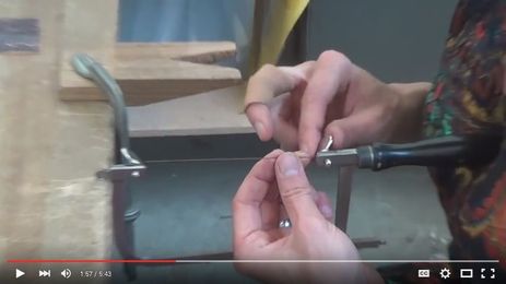 Sawing with the Jeweler's Saw