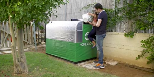 This Machine Turns Your Food Waste Into Gas For Cooking