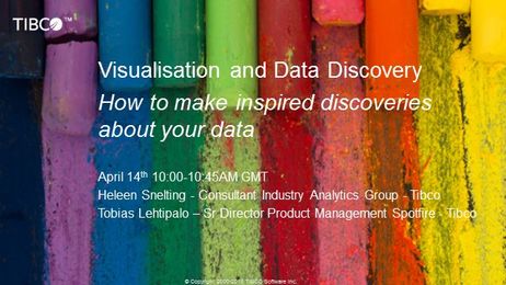 How to Make Inspired Discoveries About your Data using TIBCO Analytics