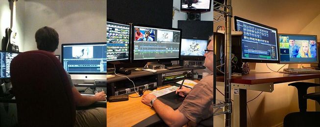 What is the best edit suite dual monitor setup for Final Cut Pro X?
