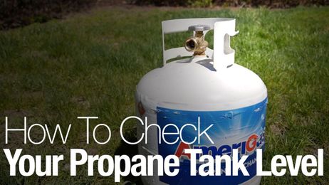 Check how full your propane tank is with this simple trick