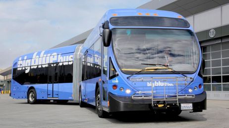 A buy-one-get-one-free offer on Santa Monica's Big Blue Bus