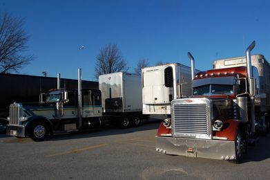 The bumpy road trucking must travel