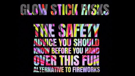 Glow sticks instead of fireworks? The safety advice you need to know