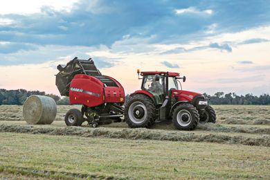 Case IH tractors and equipment