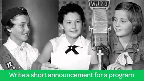 A Moment in Girl Scout History: The Radio and Television Badge