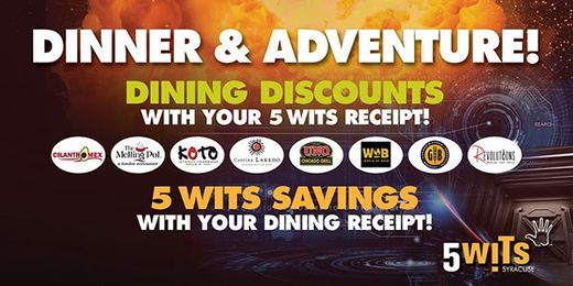 Experience 'Dinner and an Adventure' with 5 Wits!