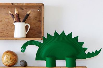 How to make a paper dinosaur 