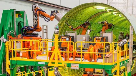 Robots’ debut in aerospace production lines create new human jobs