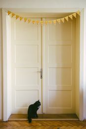DIY pizza garland (+free printable)
