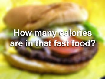 Which of your fast food favorites has the most calories?