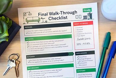 Trulia’s Final Walk-Through Checklist