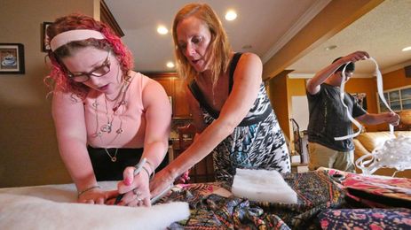 LIer makes seat-belt covers for cancer survivors