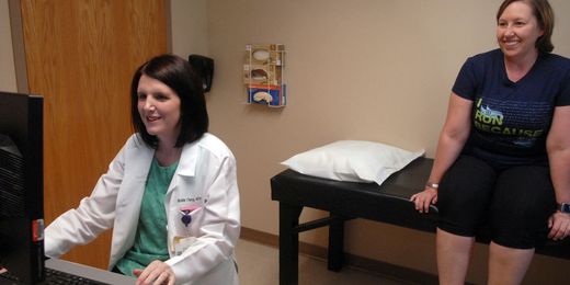 Sports health team helping women stay active