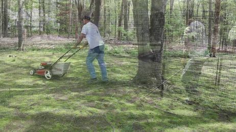 Can I mow my lawn with your dog fencing system?