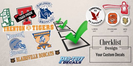 How to Design Your Custom Decals : Checklist