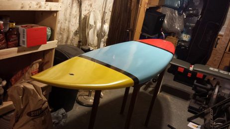 6'2" Shortboard Surfboard Construction Time-lapse