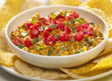 This caramelized corn dip will have you cooking in season