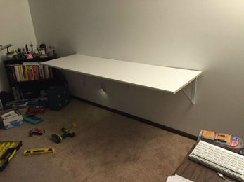 Hackers Help: How do I wall mount an IKEA Linnmon table securely?