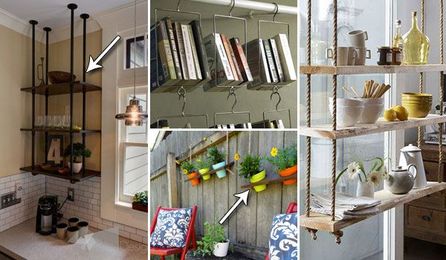 21 Hanging Shelves Help you Maximize and Personalize The Space