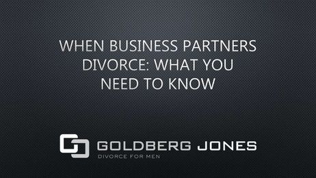 When Business Partners Divorce: What You Need To Know