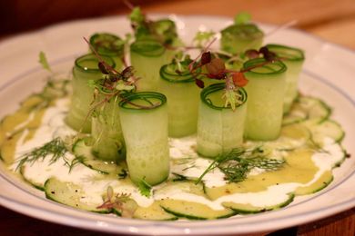 When life hands you cucumbers, you make ... carpaccio